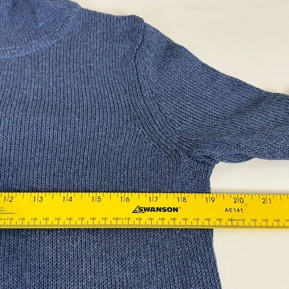 Belford Blue Full Zip Cardigan Sweater S - Picture 5 of 7